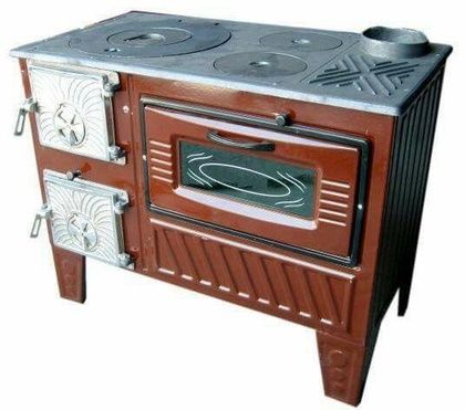 Отопительно-варочная печь МастерПечь ПВ-03 с духовым шкафом, 7.5 кВт в Воронеже