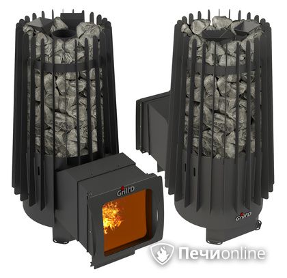 Дровяная печь-каменка GrillD Cometa Vega 180 window long Max в Воронеже