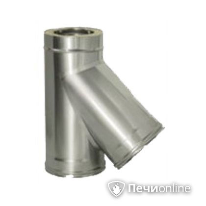 Дымоход Дымок Тройник 45° с изоляцией 0,8 мм. ТRFR45 200/280 в Воронеже