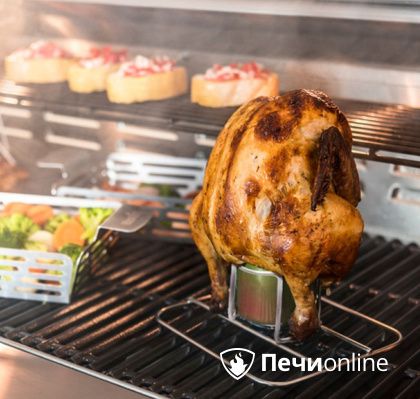 Ростер Char-Broil Grill+ для курицы с креплением для емкости в Воронеже