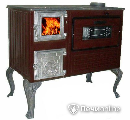 Отопительно-варочная печь МастерПечь ПВ-06 с духовым шкафом, 7.5 кВт в Воронеже